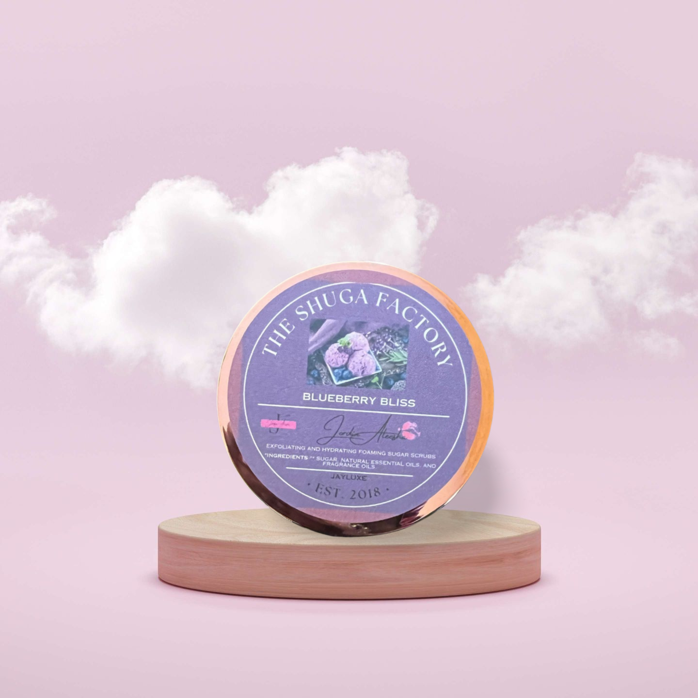 Blueberry Bliss Foaming Sugar Scrub