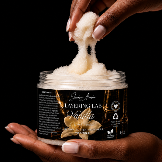 🤍 LAYERING LAB: VANILLA PRIMER SCRUB (ALL PREORDERS WILL PROCESS 14 DAYS OR EARLIER)