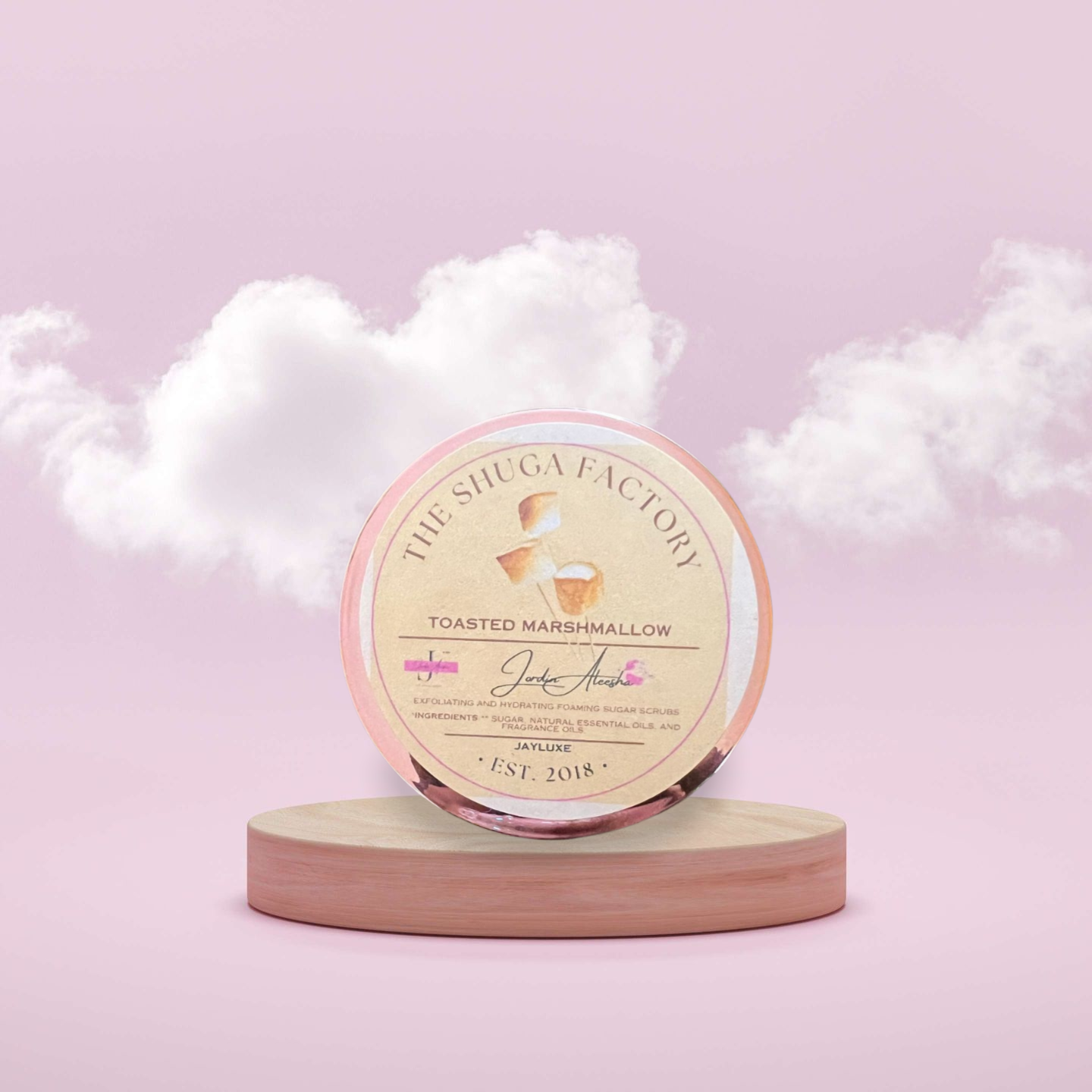 Toasted Marshmallow Foaming Sugar Scrub